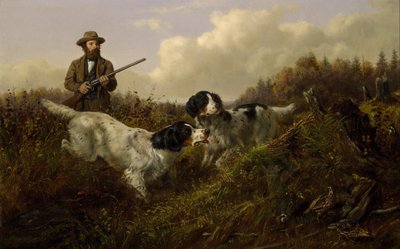 Chasse au tétras, Long Lake, comté de Hamilton, New York - Arthur Fitzwilliam Tait